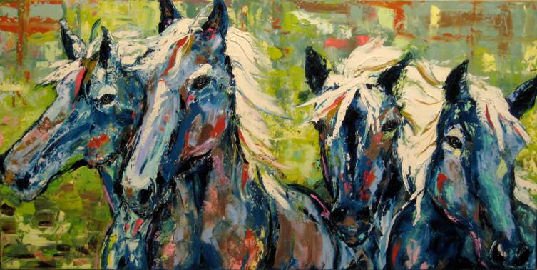Katie Lee - Wild Blue Horses